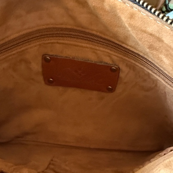 Patricia Nash Floral Embossed Leather Clutch - Brown - Picture 6 of 6